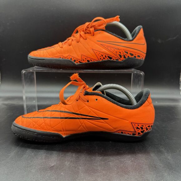 Nike Hypervenom Phelon 2 Indoor Soccer Shoes Size 3.5Y Futbol Orange 749920-888 - Picture 2 of 7